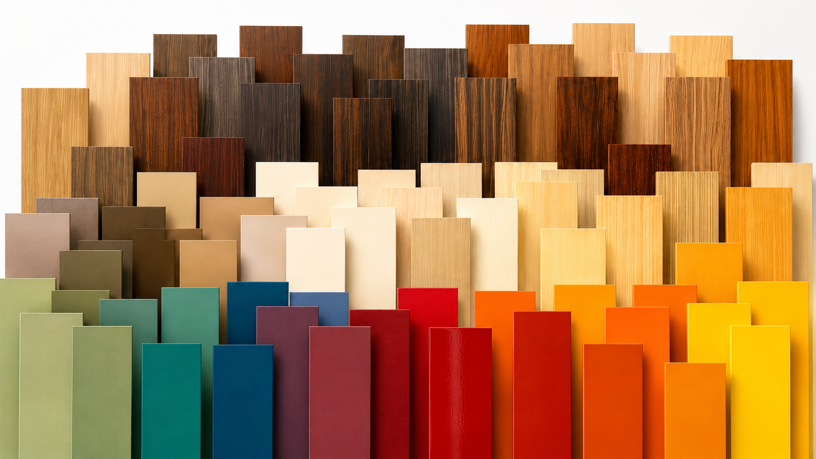 Matrix Edgeband colour collection and product samples