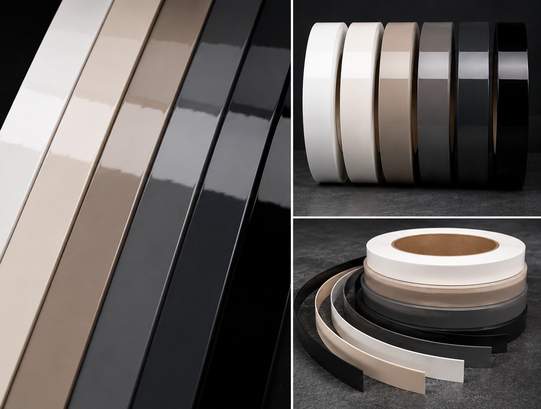 High gloss edge band finish sample